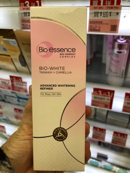 26417 bio essence tanaka white refiner packaging