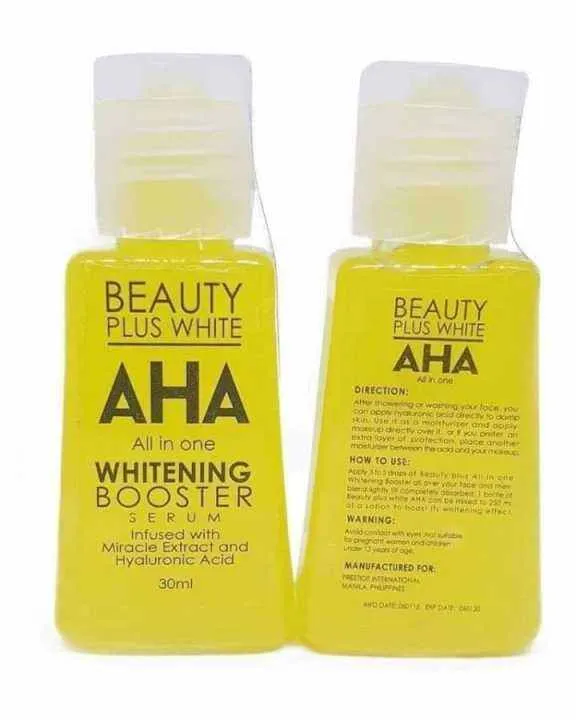 26439 aha whitening serum skin texture